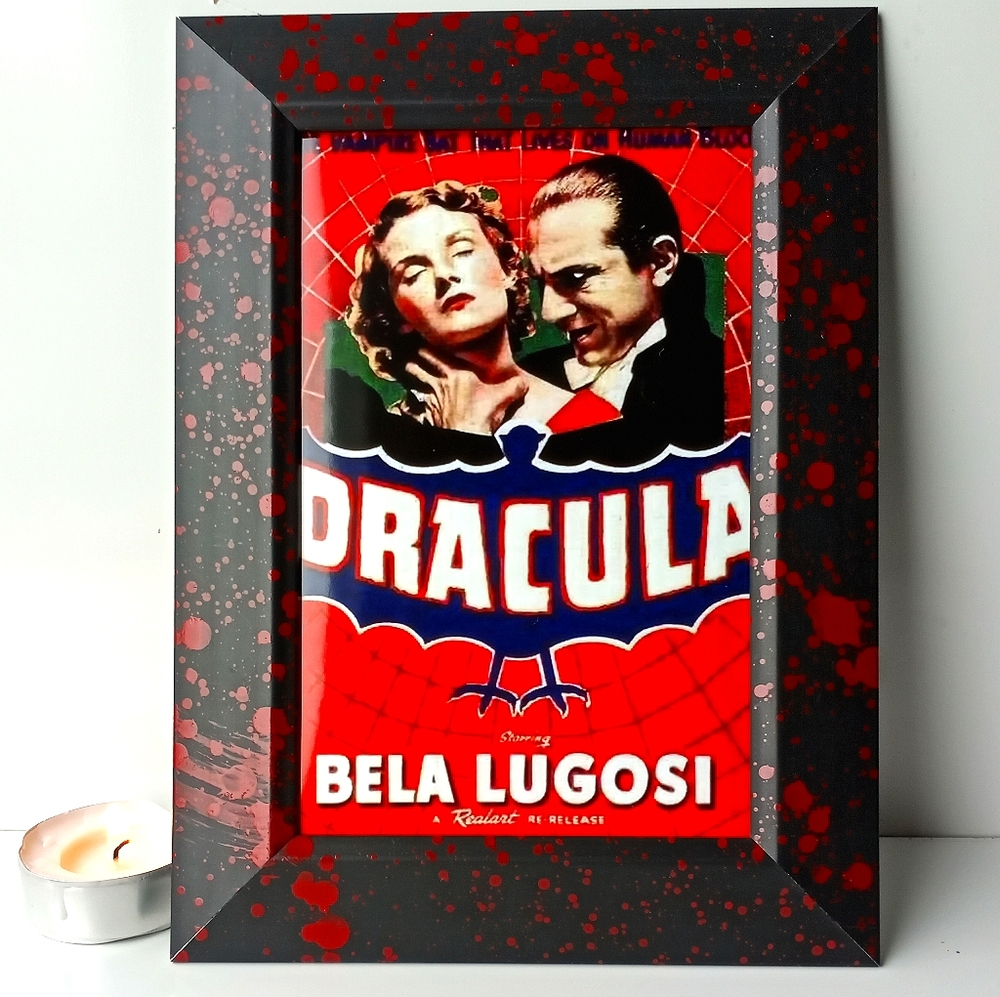 Dracula Bela Lugosi Monster Universal Vampire Gothic Cult Classic Flim Bloody